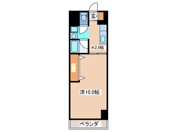 アメニティハウス１１０の物件間取画像